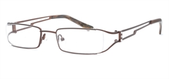 Picture of iLookGlasses OTTO - Meredith Chocolate - RECTANGLE,METAL,OVAL,FULL-RIM,fashion,light weight,office,everyday - prescription eyeglasses online USA