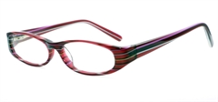 Picture of iLookGlasses DNA 7020 Berry - PLASTIC,OVAL,FULL-RIM,fashion,office,everyday - prescription eyeglasses online USA