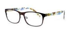 Picture of iLookGlasses ELEMENT - POTASSIUM CHOCOLATE / SPRING MIX - RECTANGLE,METAL,OVAL,FULL-RIM,fashion,office,everyday - prescription eyeglasses online USA