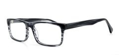 Picture of iLookGlasses DNA 7475 GREYSTRIPES - PLASTIC,RECTANGLE,FULL-RIM,fashion,office,everyday - prescription eyeglasses online USA