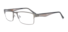 Picture of iLookGlasses MOMENTUM 6487 GREY - RECTANGLE,METAL,FULL-RIM,fashion,office,sporty,everyday - prescription eyeglasses online USA