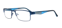 Picture of iLookGlasses MOMENTUM 6591 NAVY BLUE - RECTANGLE,METAL,OVAL,FULL-RIM,fashion,office,sporty,everyday - prescription eyeglasses online USA