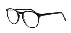 Picture of iLookGlasses DNA 8610 BLACK - PLASTIC,OVAL,ROUND,FULL-RIM,fashion,office,everyday - prescription eyeglasses online USA