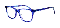 Picture of iLookGlasses DNA 8625 BLUE PURPLE - PLASTIC,RECTANGLE,OVAL,FULL-RIM,fashion,office,everyday - prescription eyeglasses online USA
